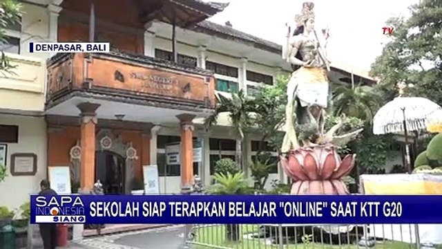 Demi Kelancaran Lalu Lintas Saat KTT G20, Sekolah di Bali Siap Belajar Online