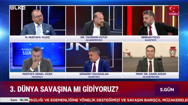 5. Gün - Serkan Fıçıcı | Dr. Taceddin Kutay | Mustafa Kemal Çiçek | Güngör Yavuzaslan | Zakir Avşar | 21 Eylül 2022
