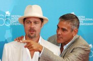 Brad Pitt thinks George Clooney is the 'most handsome man of the present'