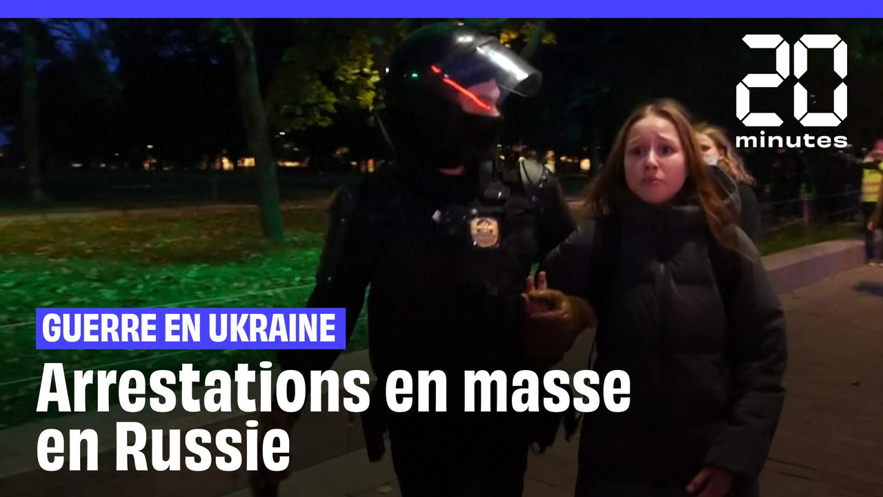 Russie : Près de 1400 arrestations dans des manifestations anti-mobilisation