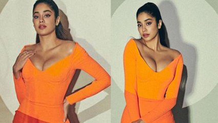 Janhvi Kapoor Orange Bodycon Dress Look Troll, 'मां होती तो ऐसे कपड़े'... | Boldsky *Entertainment