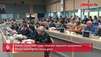 Bakan Soylu'dan olası İstanbul depremi açıklaması: Bütün hazırlığımız buna göre