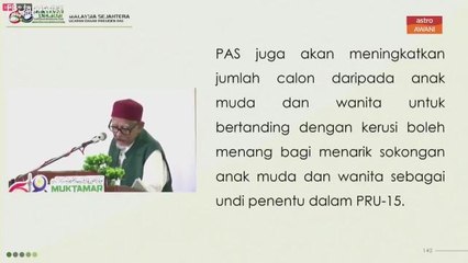 PRU15: Pas tambah calon muda, wanita