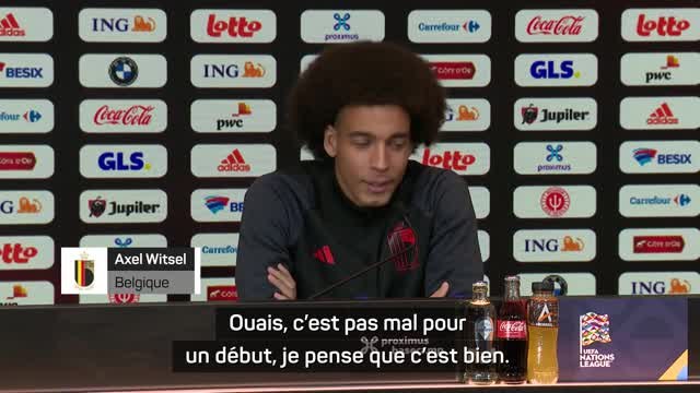 Belgique - Witsel : Jouer le Final Four à la maison
