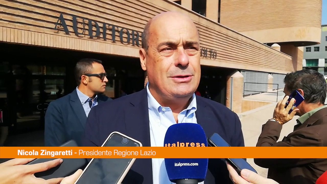 Zingaretti "Gli italiani non si meritano di vivere con la paura"