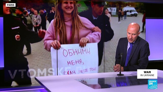 More than 1,300 detained in anti-mobilisation protests across Russia