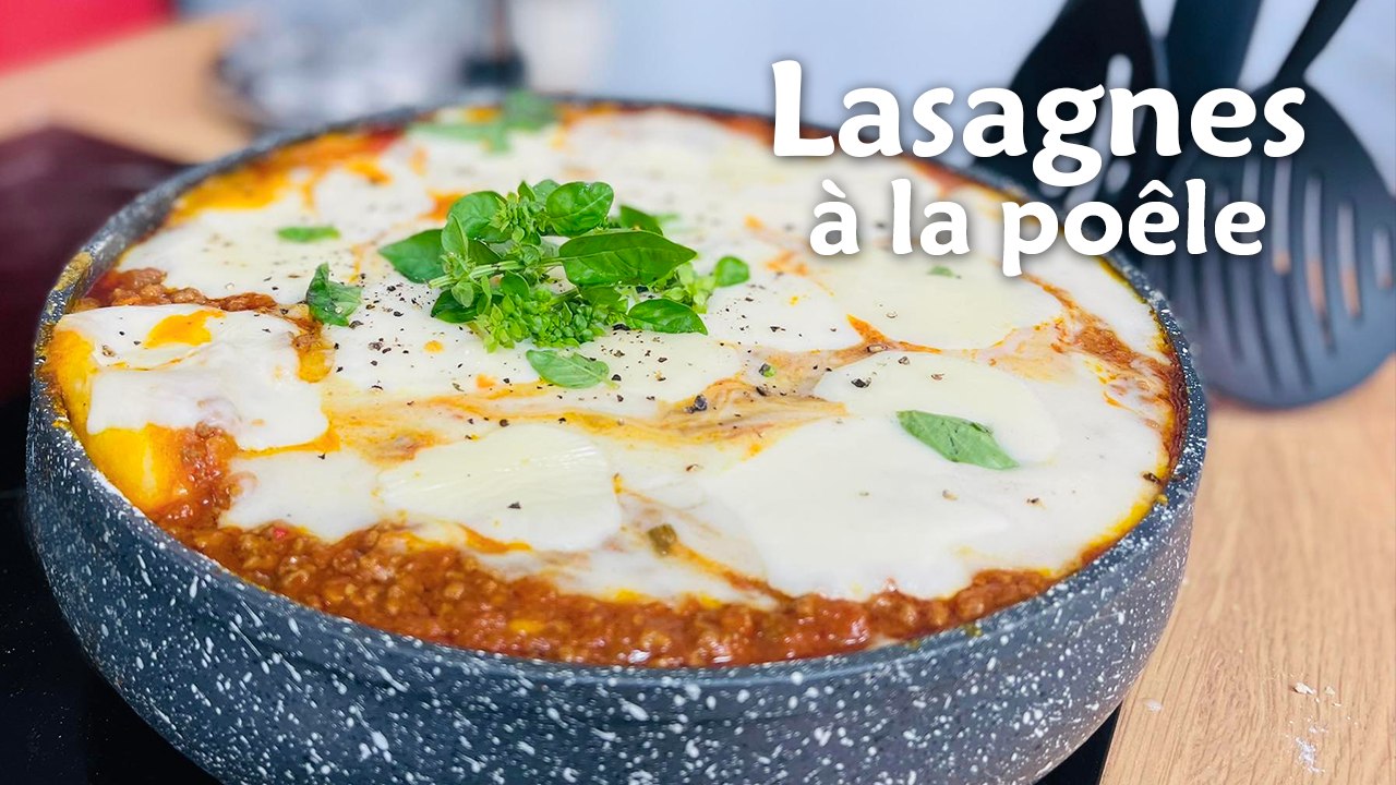Lasagnes à la poêle - لازانيا دون فرن في المقلاة