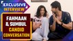 Fahmaan Khan & Sumbul Touqeer Khan Exclusive Interview for 1st song Ishq ho gaya | Filmibeat