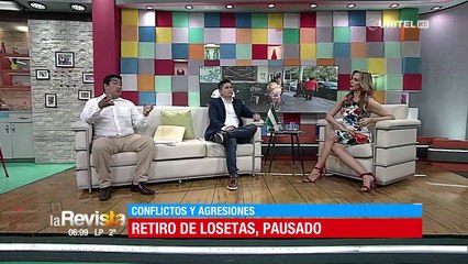 Polémica por el retiro de losetas en el centro histórico cruceño