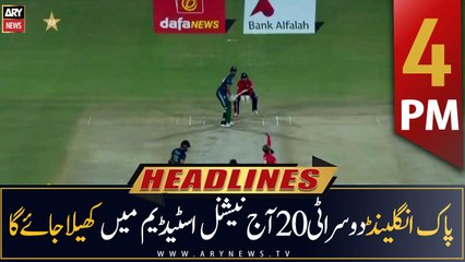 ARY News Headlines | 4 PM | 22nd September 2022