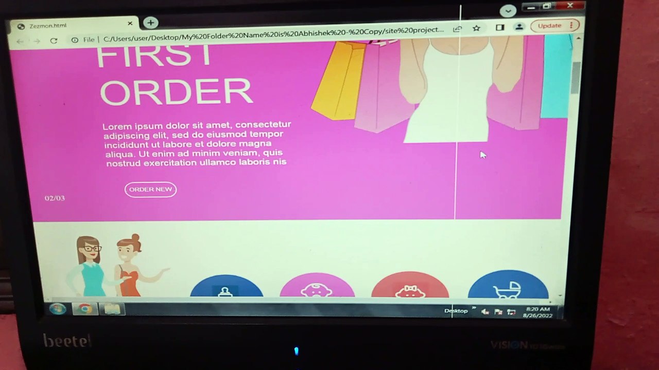 Website made by ak