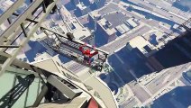 GTA 5 Spiderman Jumping off Highest Buildings #10 (Euphoria Physics-Ragdolls)
