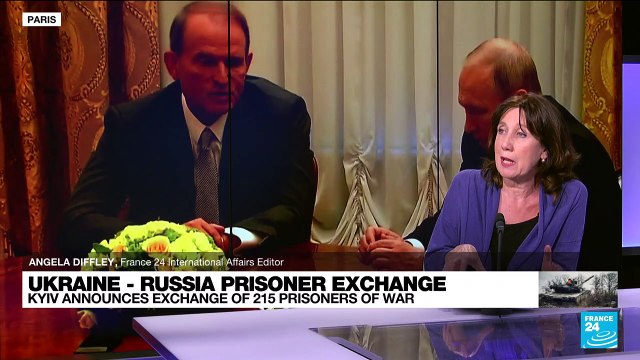 Ukraine’s Mariupol defenders, Putin ally Medvedchuk in prisoner swap