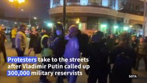 More than 1,300 arrested in Russia during anti-mobilisation protests