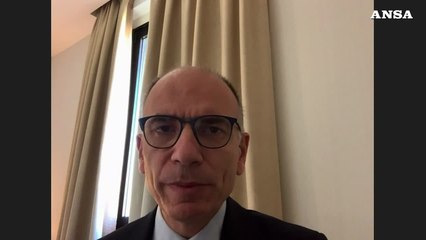 Letta: "Ucraina: la destra vuole disfare l'Ue e aiuta Putin"