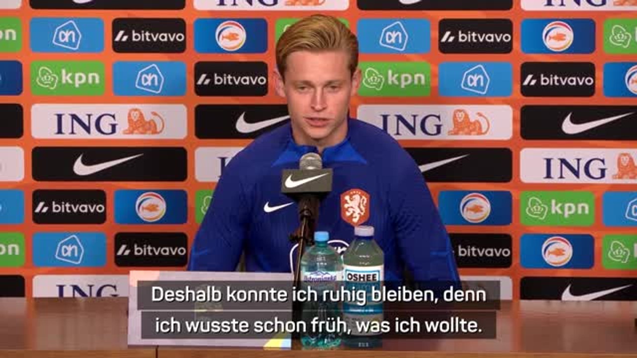 De Jong: 'Wollte in Barcelona bleiben'