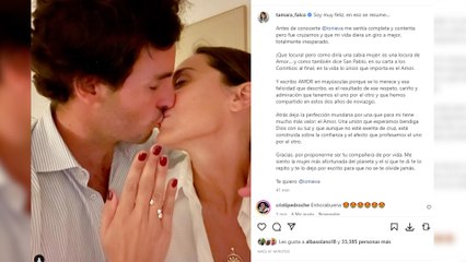 Tamara Falcó anuncia su boda con Íñigo Onieva
