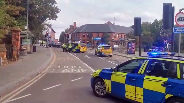 Serious road traffic collision in Northampton