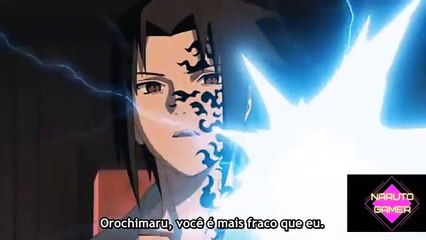 Sasuke mata Orochimaru e Kabuto fica em choque!