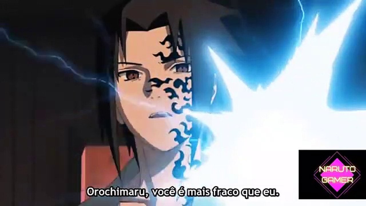 Sasuke mata Orochimaru e Kabuto fica em choque!