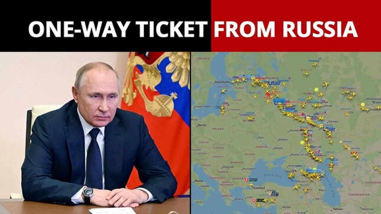 Russians Rush For Flights As Putin's Calls For Mobilization
