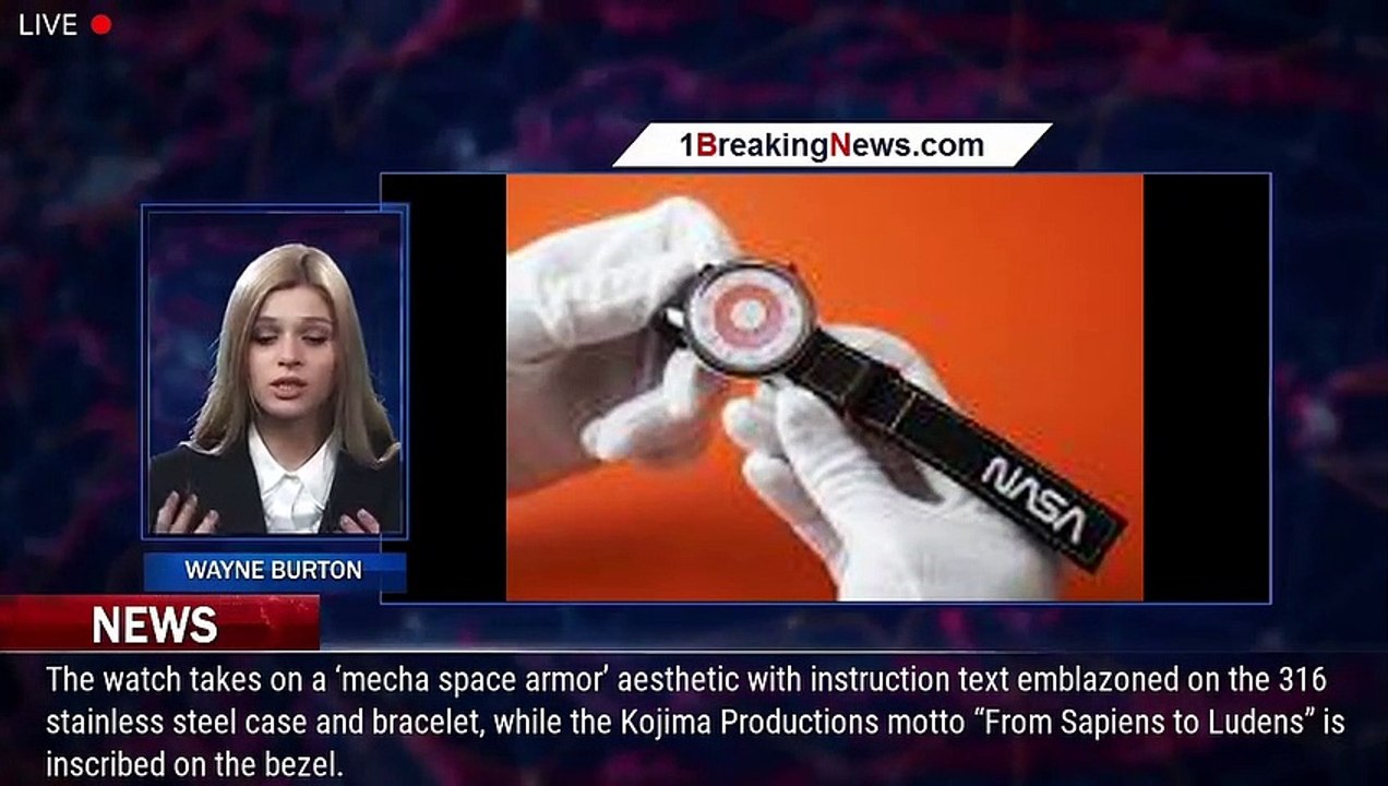 Kojima Productions x NASA x Anicorn Watch Brings Space Ludens To Your Wrist  - 1BREAKINGNEWS.COM - video Dailymotion