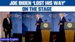 US President Joe Biden ‘lost his way’ on the stage after delivering a speech, Watch | Oneindia News