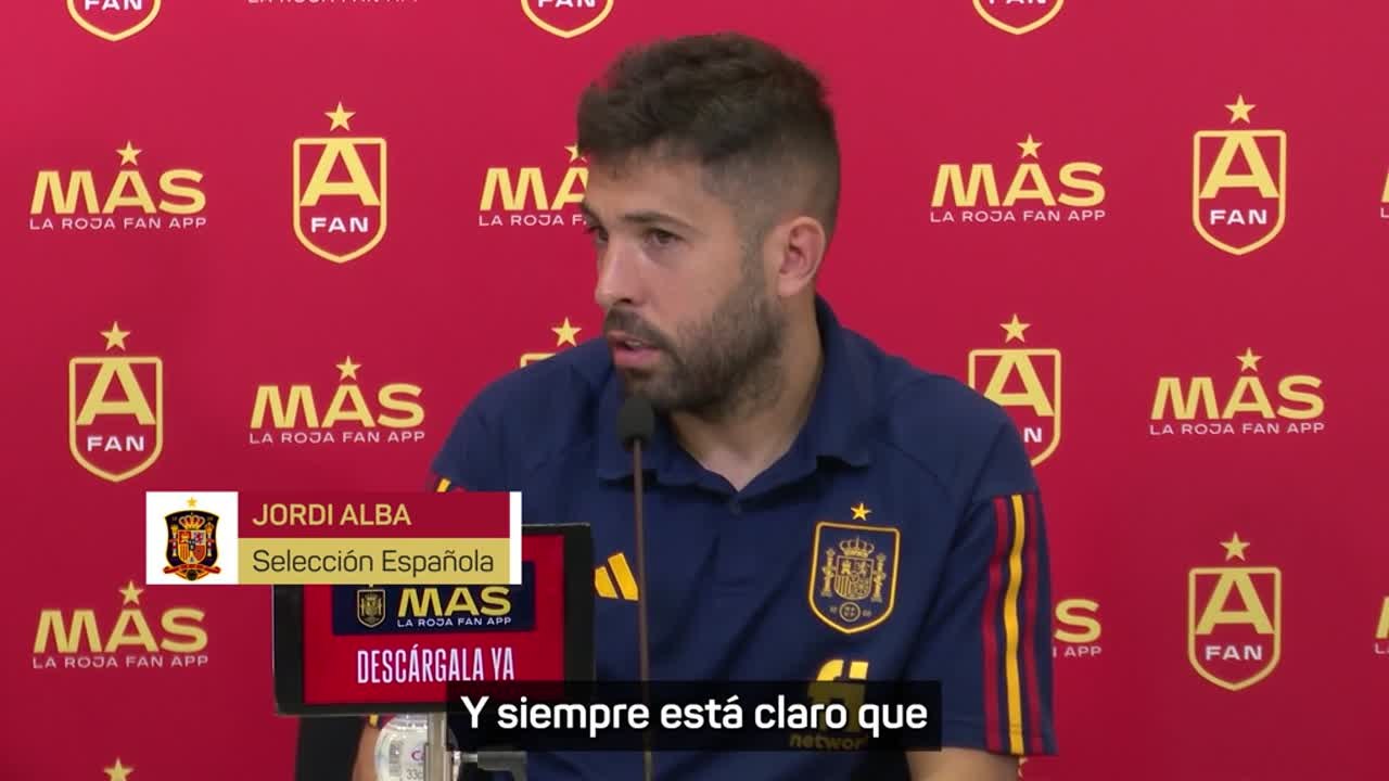 Alba: "La gente ve que en la Selección estamos todos unidos"