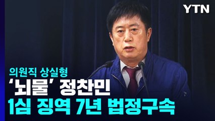 '뇌물 혐의' 정찬민 1심 징역 7년 법정 구속...의원직 상실 위기 / YTN