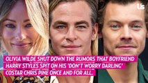Olivia Wilde Breaks Silence on Harry Styles and Chris Pine’s Spitgate Drama