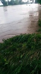Río Suchiate se desborda, comunidades de San Marcos están en alerta