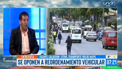 Entrevista con dirigente del transporte público