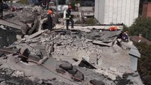 Rus güçlerinin hava saldırısında bir bina zarar gördü
