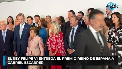 El Rey Felipe VI entrega el Premio Reino de España a Gabriel Escarrer