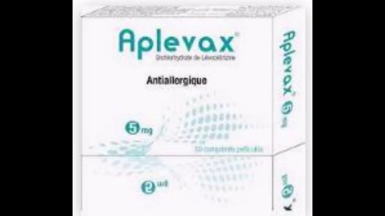 Aplevax لعلاج الحساسية والتهاب الأنف - Vidéo Dailymotion