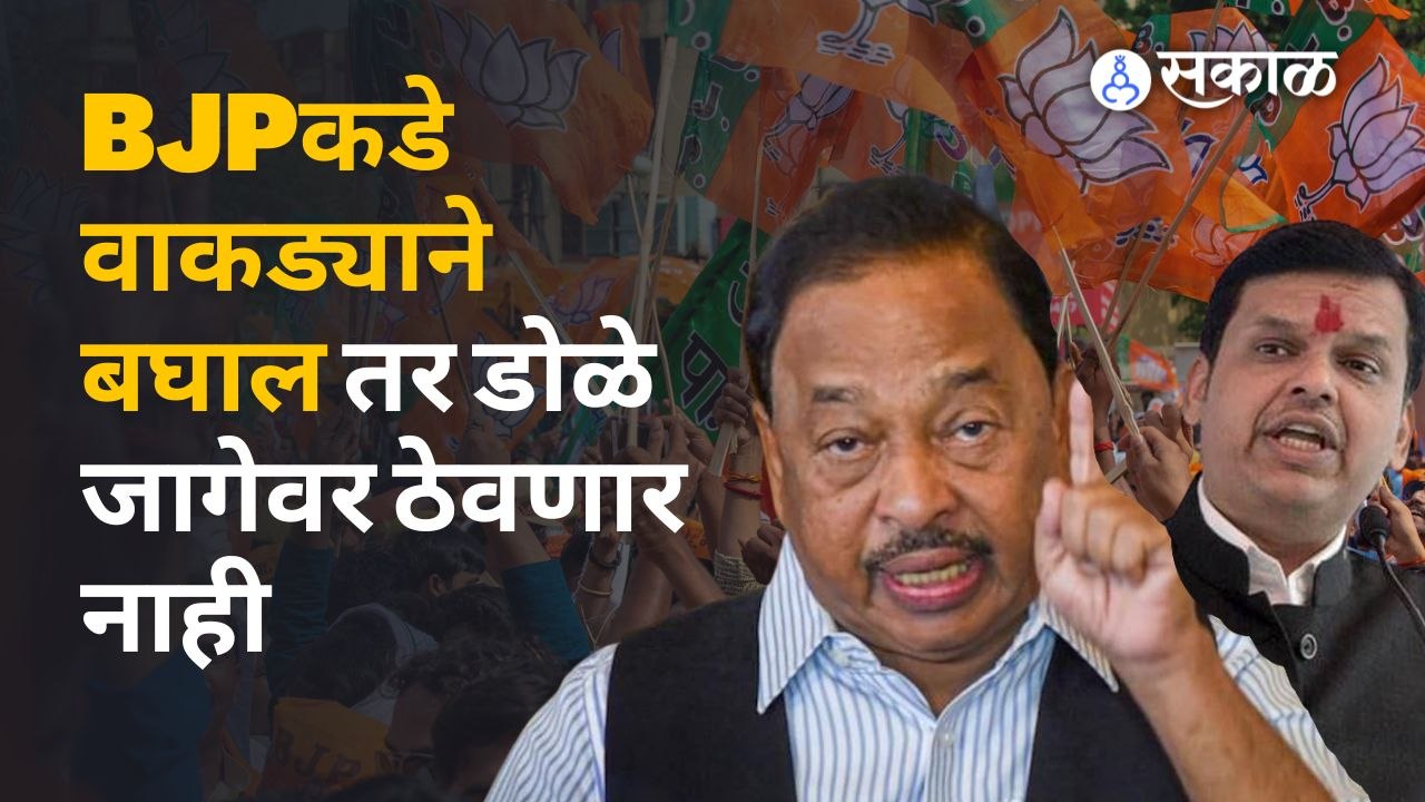 Uddhav Thackeray | कोथळा वगैरे तुझं काम नाही; Narayan Rane | Politics | Maharashtra | Sakal Media