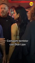 ¡Sorprende temblor a Dua Lipa en un antro de la CDMX!