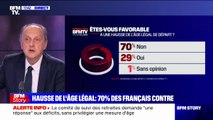 Selon un sondage Elabe réalisé pour BFMTV, 70% des Français sont contre la hausse de l'âge légal de départ à la retraite