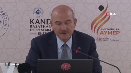 Bakan Soylu: "Bilim dünyası ile stratejik planlar yapabiliyoruz"