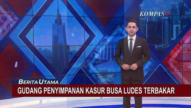 Gudang Penyimpanan Kasur Busa di Sukabumi Ludes Terbakar, Diduga Akibat Korsleting Listrik