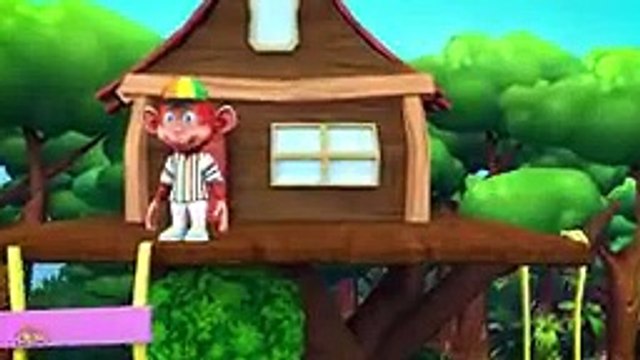 Bandar Mama Pahan Pajama _ बंदर मामा Popular Hindi 3D Nursery Rhymes