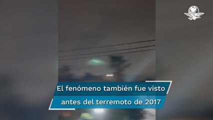 Esta es la causa de las luces en el cielo durante el sismo del 22 de septiembre