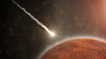 Neue Geräusche vom Mars: Ein Meteorit schlägt weite Wellen