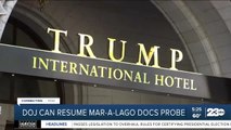 Department of Justice to resume Mar-A-Lago documents probe