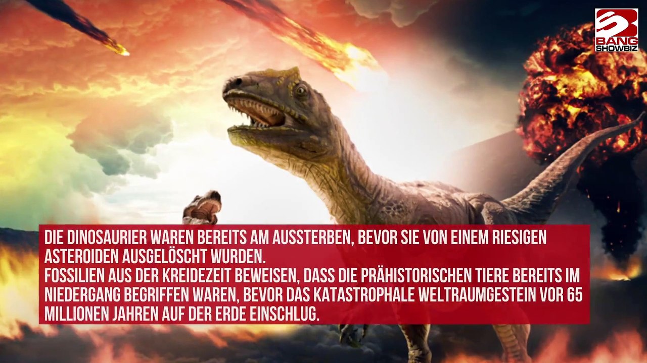 Dinosaurier waren schon vor Asteroid am Aussterben