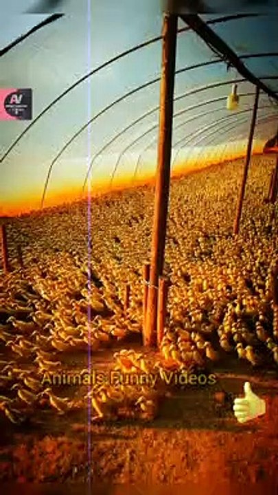 Cute Duck Firm Millions Duck Run The Water | Duck Squad Videos 2022 | Animals Funny Videos