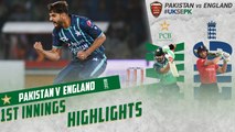 1st Innings Highlights | Pakistan vs England | 2nd T20I 2022 | PCB | MU2T