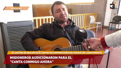 Misioneros audicionaron para el Canta Conmigo Ahora