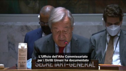 Ucraina, Guterres: si indaghi su esecuzioni e violenze sessuali