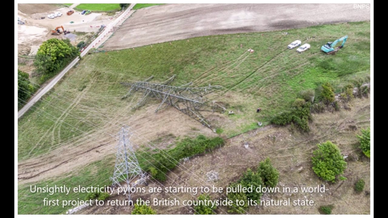 £116m scheme plans to remove electricity pylons from UK countrysides
